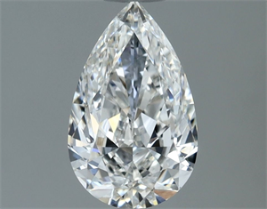 Picture of Natural Diamond 0.80 Carats, Pear with  Cut, H Color, VVS1 Clarity and Certified by GIA