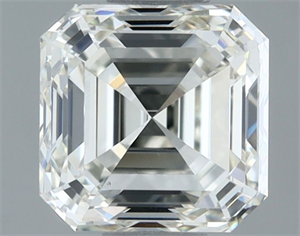 Foto Diamante Natural 1.01 quilates, Asscher , Color I, claridad VS1 y certificado IGI de