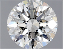 Natural Diamond 0.80 Carats, Round with Excellent Cut, G Color, VVS2 Clarity and Certified by GIA