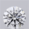 Lab Grown Diamond 1.01 Carats, Round with Ideal Cut, D Color, VVS1 Clarity and Certified by IGI