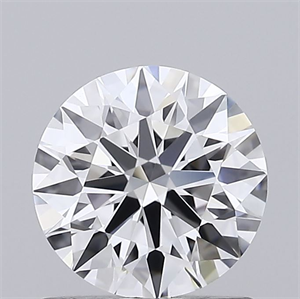 Picture of Lab Grown Diamond 1.01 Carats, Round with Ideal Cut, D Color, VVS1 Clarity and Certified by IGI