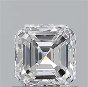 Foto Diamante Natural 0.90 quilates, Asscher , Color G, claridad IF y certificado GIA de