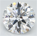Del inventario de diamantes de laboratorio, 4.05 quilates, Redondo , Color D, claridad VVS1 y certificado GIA