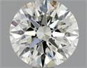 Natural Diamond 0.80 Carats, Round with Excellent Cut, J Color, VS2 Clarity and Certified by GIA