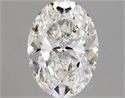 Natural Diamond 1.20 Carats, Oval with  Cut, F Color, VVS1 Clarity and Certified by GIA