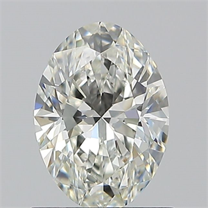 Picture of Natural Diamond 0.90 Carats, Oval with  Cut, I Color, VVS2 Clarity and Certified by GIA