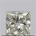 Natural Diamond 0.50 Carats, Princess with  Cut, L Color, VVS2 Clarity and Certified by GIA