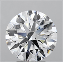 Lab Grown Diamond 5.09 Carats, Round with Ideal Cut, G Color, VVS1 Clarity and Certified by IGI