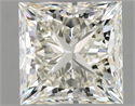 Natural Diamond 1.02 Carats, Princess with  Cut, J Color, VS2 Clarity and Certified by GIA