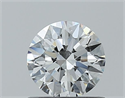 Diamante Natural 0.63 quilates, Redondo , Color E, claridad IF y certificado GIA