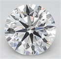 Lab Grown Diamond 3.50 Carats, Round with Excellent Cut, D Color, IF Clarity and Certified by IGI