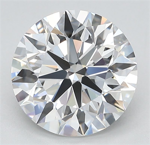 Picture of Lab Grown Diamond 3.50 Carats, Round with Excellent Cut, D Color, IF Clarity and Certified by IGI