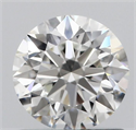 Natural Diamond 0.80 Carats, Round with Excellent Cut, H Color, VVS2 Clarity and Certified by GIA