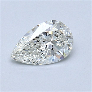 Picture of Natural Diamond 0.50 Carats, Pear with  Cut, H Color, VVS1 Clarity and Certified by GIA