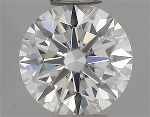 Picture of Natural Diamond 0.40 Carats, Round with Excellent Cut, H Color, VVS1 Clarity and Certified by IGI