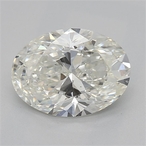 Foto Diamante Natural 1.50 quilates, Ovalado , Color J, claridad SI2 y certificado GIA de