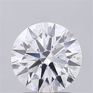 Picture of Lab Grown Diamond 1.74 Carats, Round with Ideal Cut, E Color, VVS2 Clarity and Certified by IGI