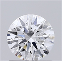 Lab Grown Diamond 0.72 Carats, Round with Ideal Cut, D Color, VS1 Clarity and Certified by IGI
