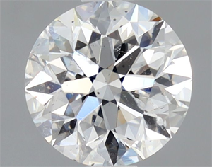 Picture of Natural Diamond 0.90 Carats, Round with Very Good Cut, D Color, SI2 Clarity and Certified by GIA