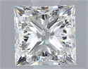 Natural Diamond 0.50 Carats, Princess with  Cut, J Color, VS1 Clarity and Certified by GIA