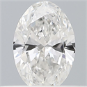 Natural Diamond 0.23 Carats, Oval with  Cut, E Color, VVS1 Clarity and Certified by GIA