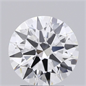 Lab Grown Diamond 2.72 Carats, Round with Ideal Cut, D Color, VVS1 Clarity and Certified by IGI