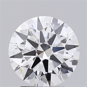 Picture of Lab Grown Diamond 2.72 Carats, Round with Ideal Cut, D Color, VVS1 Clarity and Certified by IGI