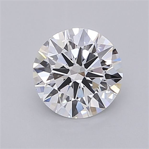 Picture of Lab Grown Diamond 1.02 Carats, Round with Ideal Cut, D Color, VVS2 Clarity and Certified by IGI