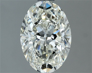 Picture of Natural Diamond 1.30 Carats, Oval with  Cut, I Color, VS2 Clarity and Certified by IGI