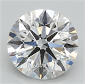 Lab Grown Diamond 1.39 Carats, Round with Excellent Cut, E Color, VS1 Clarity and Certified by IGI