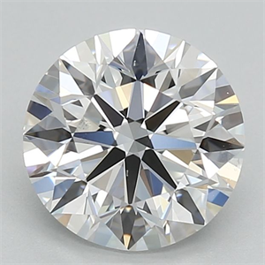 Picture of Lab Grown Diamond 1.39 Carats, Round with Excellent Cut, E Color, VS1 Clarity and Certified by IGI