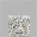Natural Diamond 1.20 Carats, Princess with  Cut, J Color, VVS1 Clarity and Certified by GIA