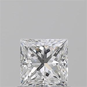 Picture of Natural Diamond 0.70 Carats, Princess with  Cut, D Color, VS2 Clarity and Certified by GIA