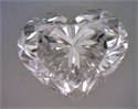 Natural Diamond 2.21 Carats, Heart with  Cut, D Color, VS1 Clarity and Certified by GIA
