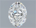 Natural Diamond 1.22 Carats, Oval with  Cut, E Color, VS2 Clarity and Certified by GIA