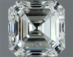 Picture of Natural Diamond 1.05 Carats, Asscher with  Cut, I Color, VS1 Clarity and Certified by IGI