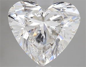 Picture of Natural Diamond 1.71 Carats, Heart with  Cut, F Color, SI2 Clarity and Certified by GIA