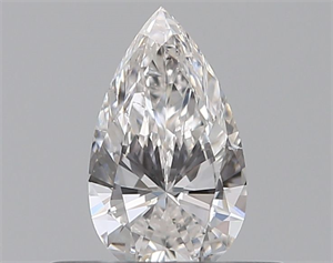 Picture of Natural Diamond 0.30 Carats, Pear with  Cut, E Color, VS2 Clarity and Certified by GIA
