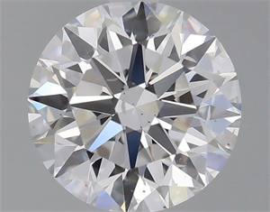 Picture of Natural Diamond 1.01 Carats, Round with Excellent Cut, E Color, SI1 Clarity and Certified by GIA