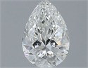 Natural Diamond 0.34 Carats, Pear with  Cut, I Color, VVS1 Clarity and Certified by GIA