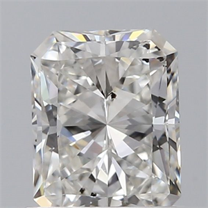 Picture of Natural Diamond 0.70 Carats, Radiant with  Cut, F Color, SI2 Clarity and Certified by GIA