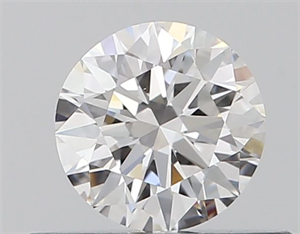 Foto Diamante Natural 0.40 quilates, Redondo , Color D, claridad IF y certificado GIA de