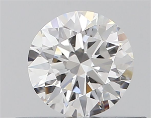 Foto Diamante Natural 0.40 quilates, Redondo , Color D, claridad IF y certificado GIA de