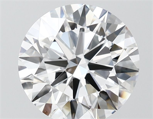 Picture of Lab Grown Diamond 3.00 Carats, Round with Ideal Cut, D Color, VVS1 Clarity and Certified by IGI
