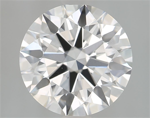 Picture of Lab Grown Diamond 2.11 Carats, Round with Excellent Cut, F Color, VS1 Clarity and Certified by GIA