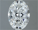 Natural Diamond 1.20 Carats, Oval with  Cut, E Color, VS1 Clarity and Certified by GIA