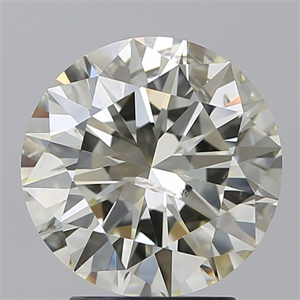 Foto Diamante Natural 3.01 quilates, Redondo , Color L, claridad I1 y certificado IGI de