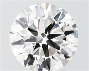 Picture of Lab Grown Diamond 1.79 Carats, Round with Excellent Cut, H Color, VS1 Clarity and Certified by IGI