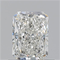 Natural Diamond 0.71 Carats, Radiant with  Cut, G Color, VVS2 Clarity and Certified by GIA