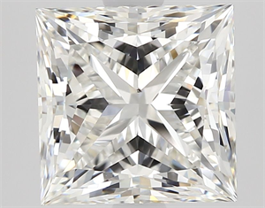 Foto Diamante Natural 2.30 quilates, Princesa , Color H, claridad VS2 y certificado GIA de